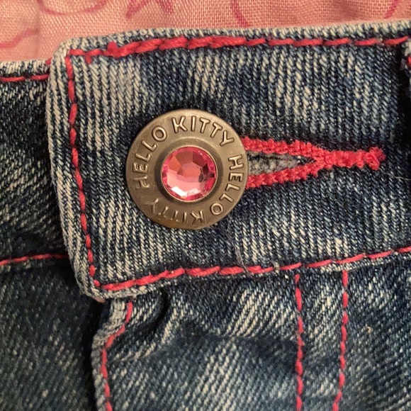 Princess by Hello Kitty Jean skirt Girls Sz 5 - Picture 3 of 9